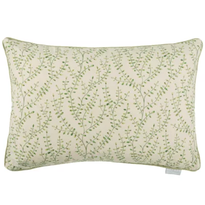 Voyage Maison Eden Apple Green printed Feather cushion