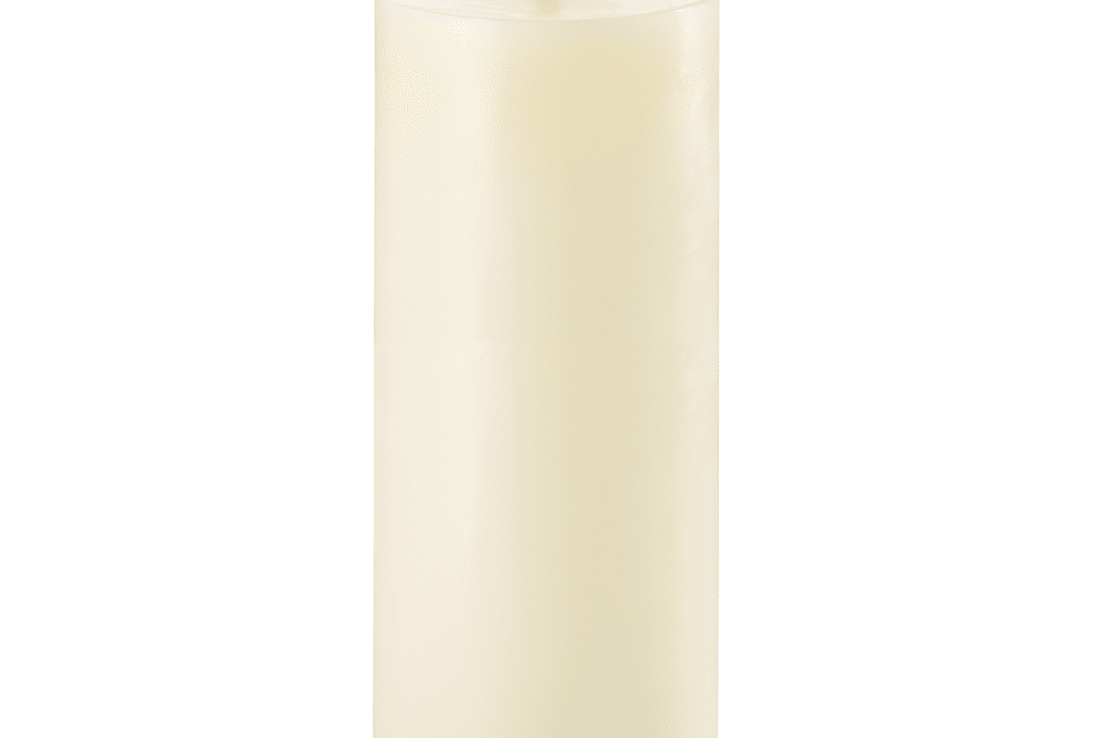 Uyuni Pillar Candle Ivory 10.1x25cm