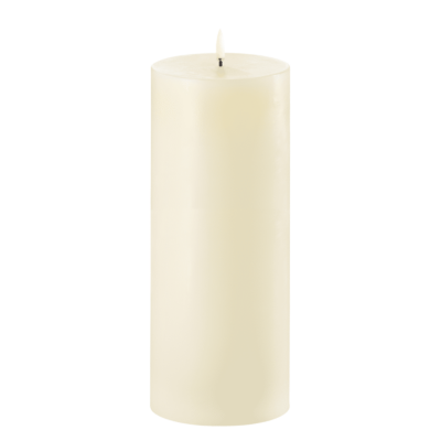 Uyuni Pillar Candle Ivory 10.1x25cm