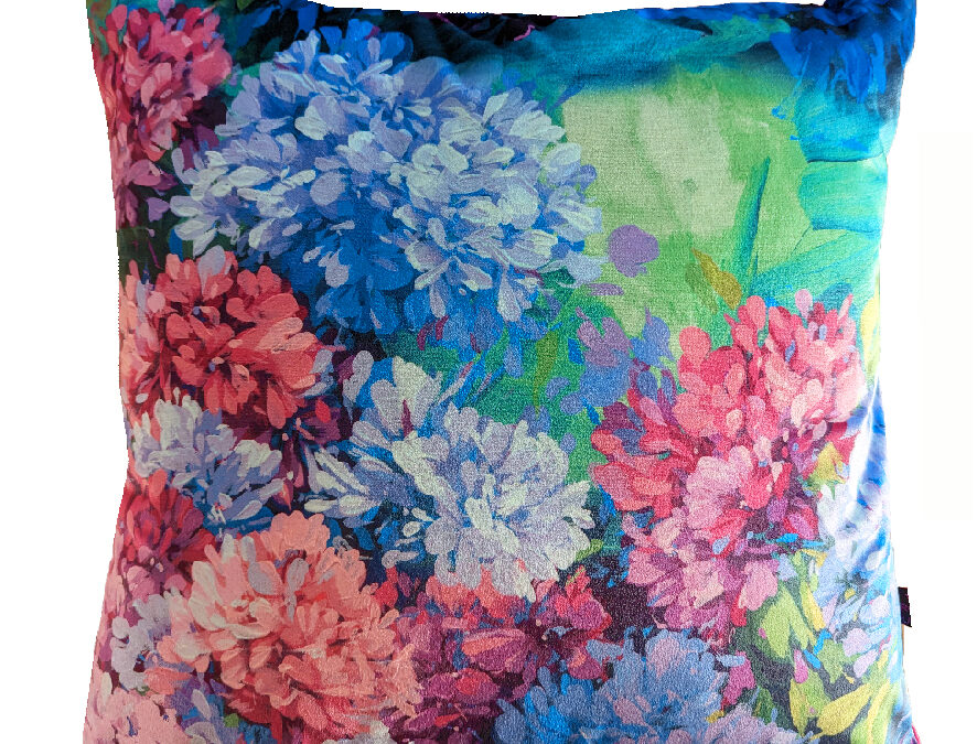 Caroline Duffy Hydrangea Cushion