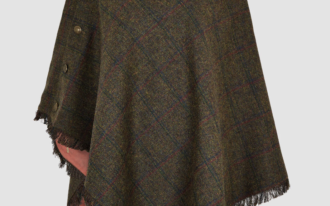 Dubarry Hazelwood Tweed Poncho – Hemlock