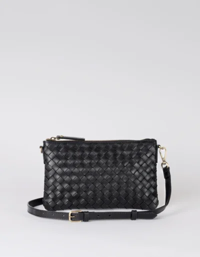 Lexi - Black Woven Classic Leather