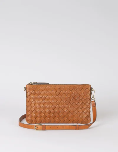 Lexi - Cognac Woven Classic Leather