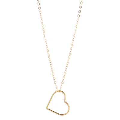 heart outlie necklace