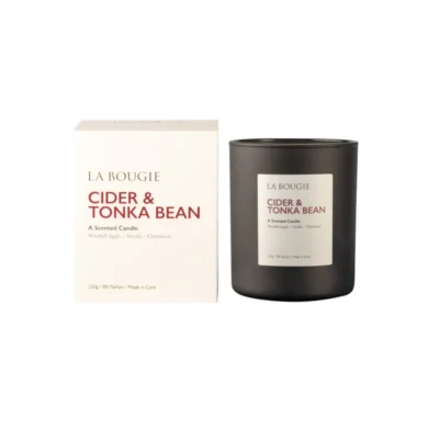 Cider and Tonka Bean Christmas Candle La Bougie