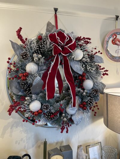 Red Christmas Wreath