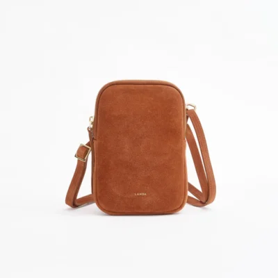 Landa Cassia Phone Bag in Suede