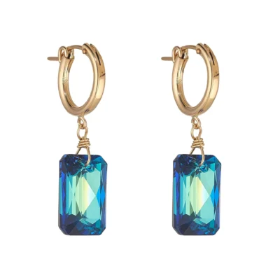 MoMuse Bermuda Blue Clip Hoops
