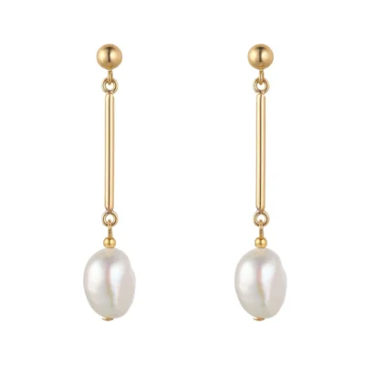 MoMuse Pearl Drop Earrings