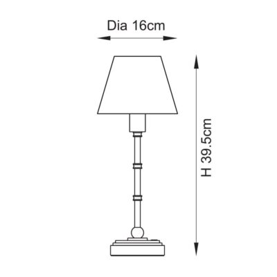 Rechargeable Brass Lamp