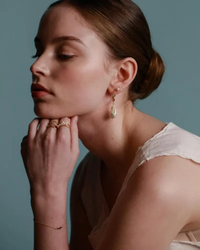 MoMuse Large Baroque Pearl Earrings