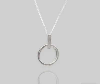 Unhewn Multi Circle Pendant