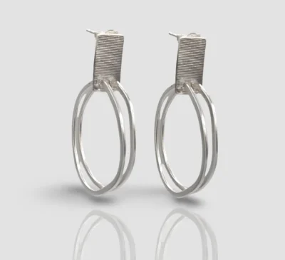 Unhewn Hoop Earrings