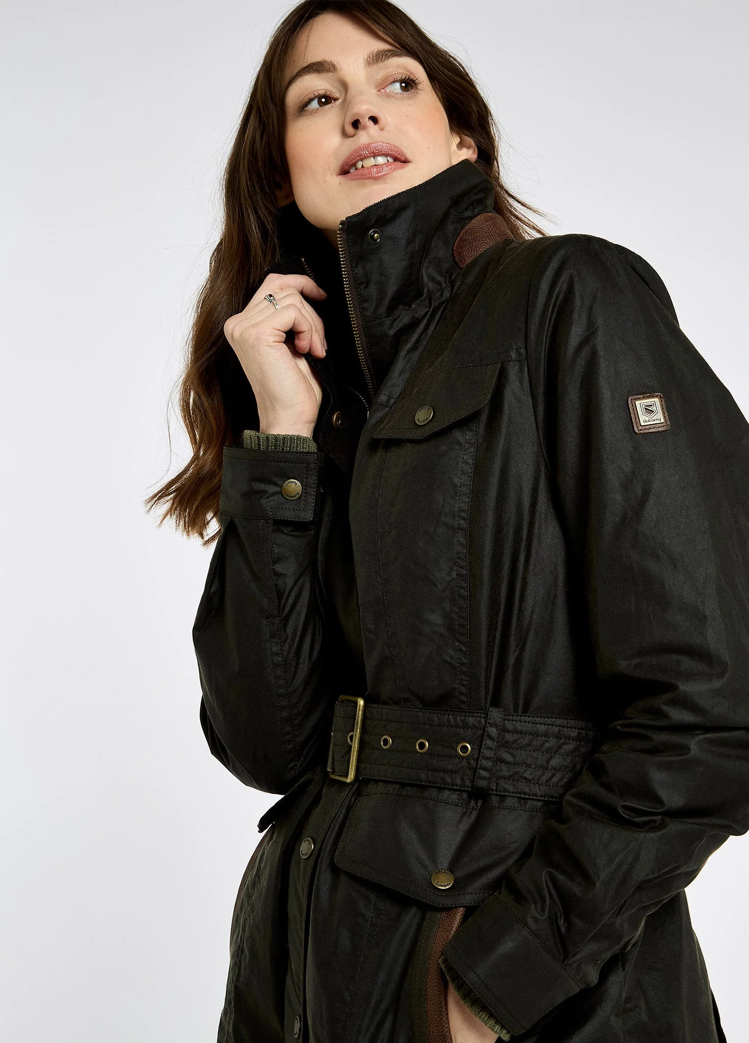 Dubarry Gandon Women's Wax Cotton Coat - Verdigris - Image 4