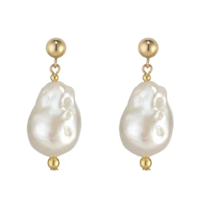 MoMuse Baroque Pearl Studs