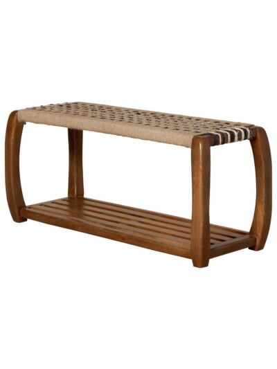 Woven Jute Bench