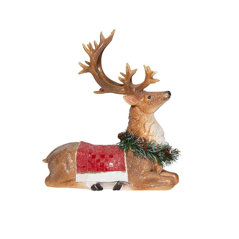 Ceramic Deer Sitting