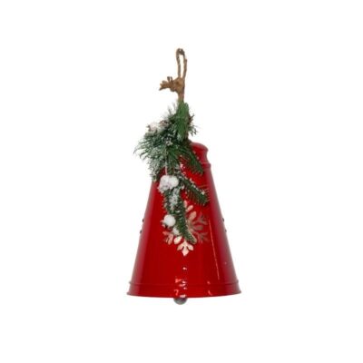 Festive Metal Red Bells